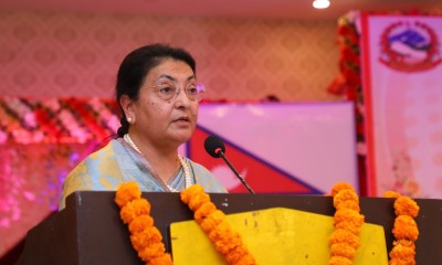  पुनर्स्थापित संसदले नै महिलाका अधिकारलाई सुनिश्चित गरेको हो : पूर्वराष्ट्रपति भण्डारी 